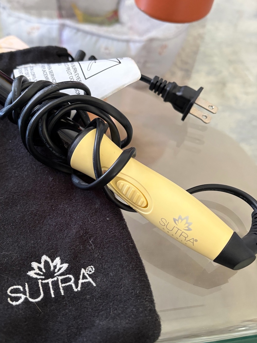 Sutra Yellow Mini Curling Wand
